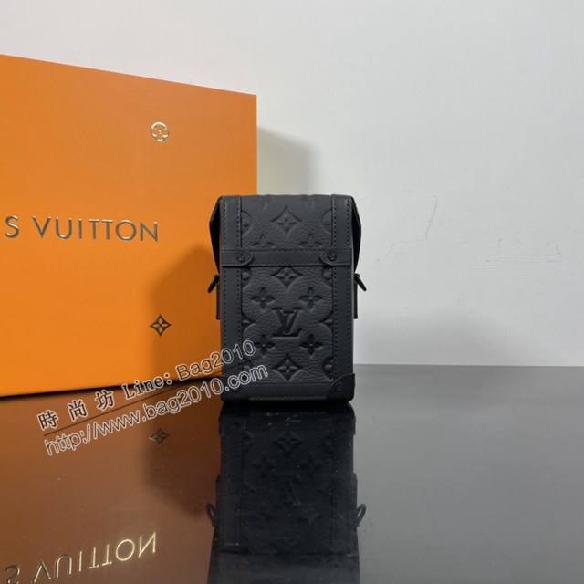 Lv路易威登2023專櫃新款Vertical Trunk迷你手袋 LV斜挎手機包 M82070 ydh5024